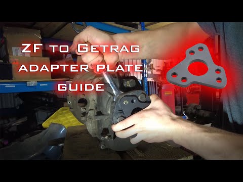 BMW E36/46 ZF to Getrag driveshaft adapter plate