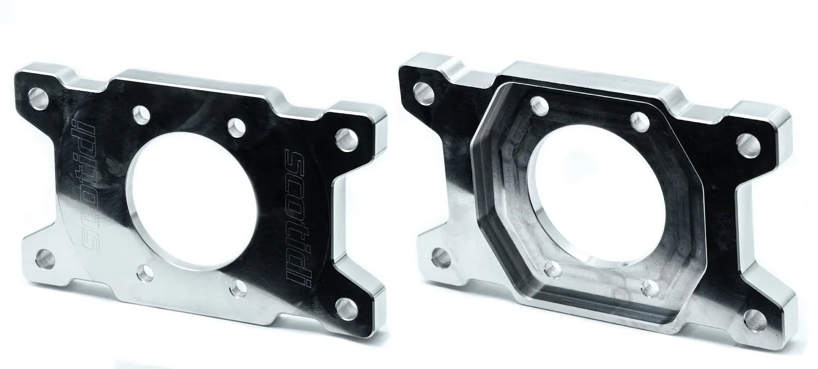 05-14 Mustang with GT500 Rear Brakes Dual Caliper Bracket Kit