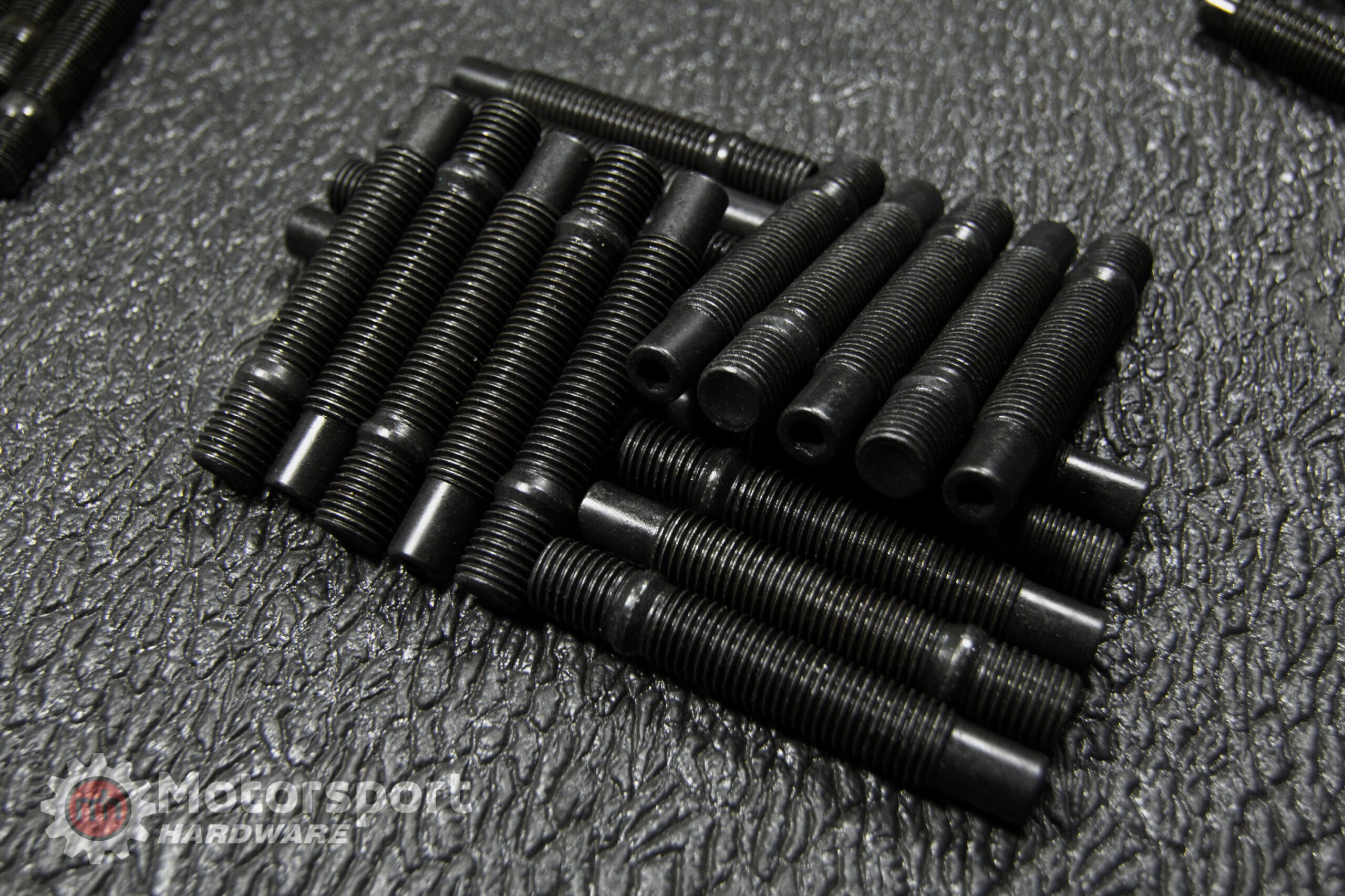 Motorsport Hardware - 75mm Black Race Stud Kit 12×1.5