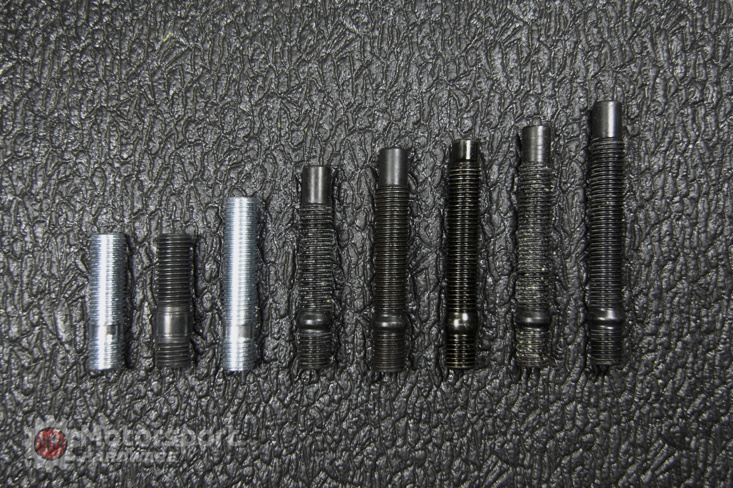 Motorsport Hardware - 90mm Black Race Stud Kit 12×1.5