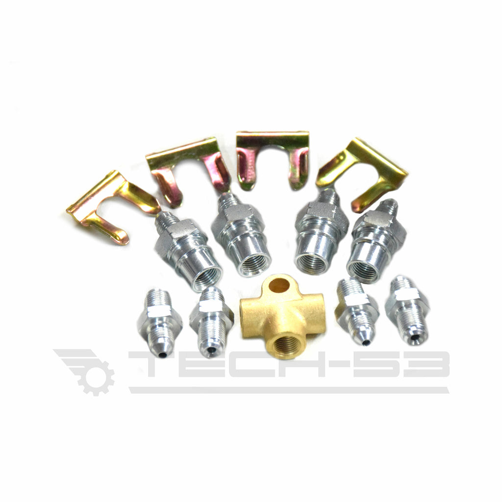 BMW E36 Hard line to stainless steel braided replacement Kit V2