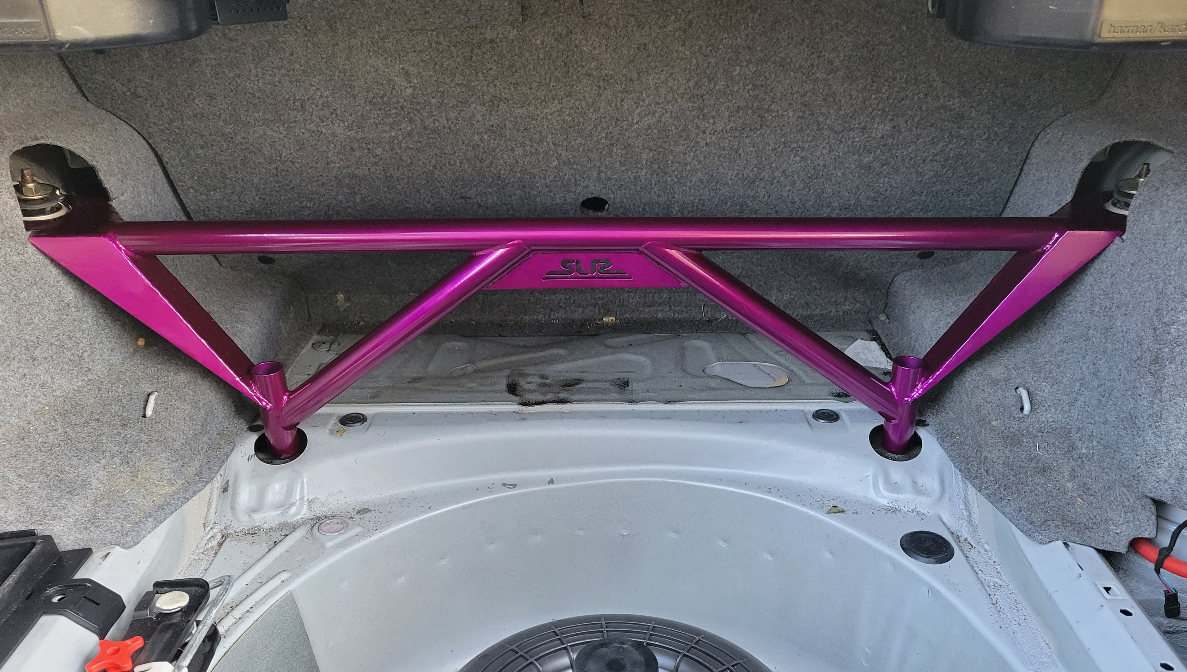 E46 M3 BMW Rear Floor Subframe to Shock Tower Brace