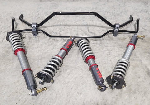 Mercedes CL-Class C216 Coilover Conversion Kit with Adjustable Sway Bars and Power Steering (CL500, CL500 4MATIC, CL600, CL63 AMG, CL65 AMG)