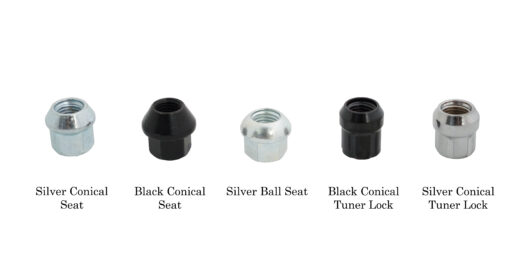 Motorsport Hardware - 78mm Black Bullet Nose Stud Kit 14×1.25