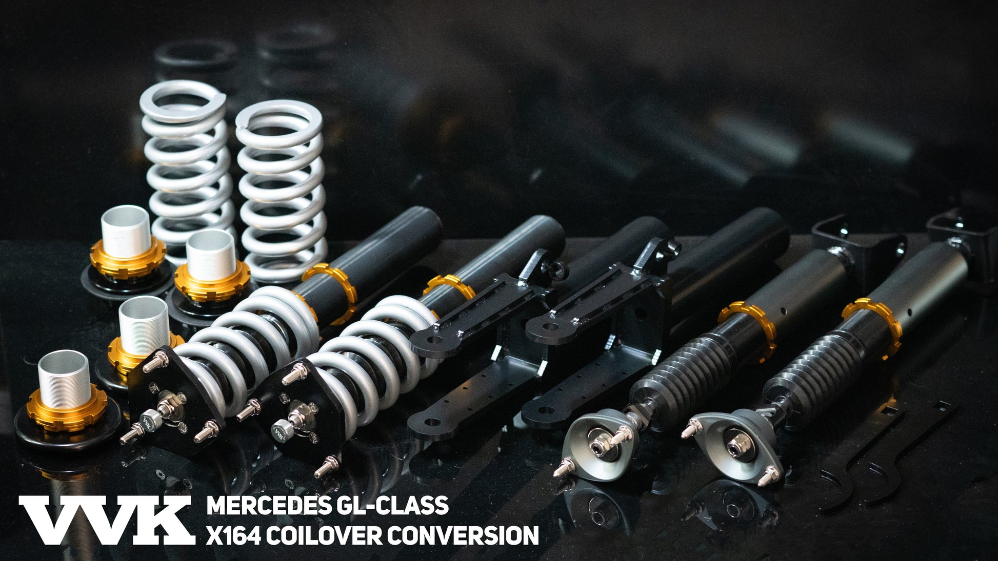 Mercedes GL X164 32-Way Adjustable Coilover Conversion Kit