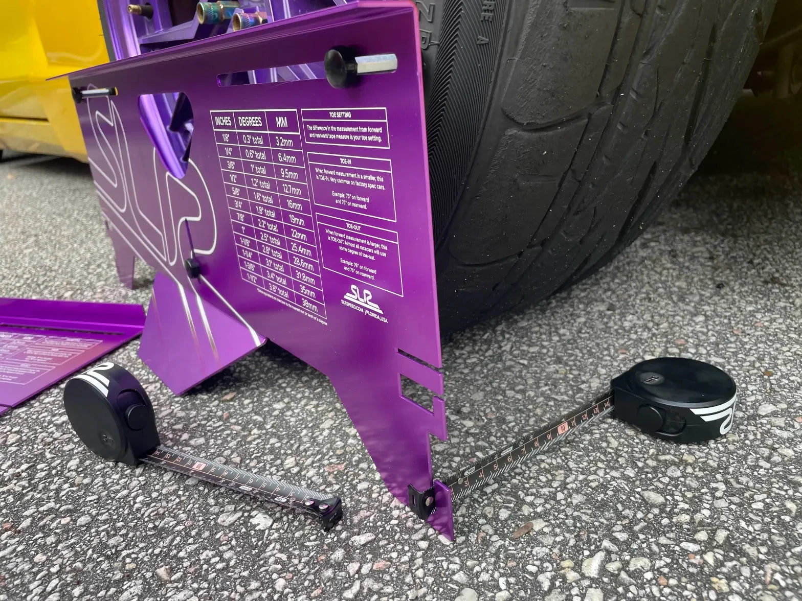 SLR Toe Plates for Racing & Drifting - Wheel Alignment Setting