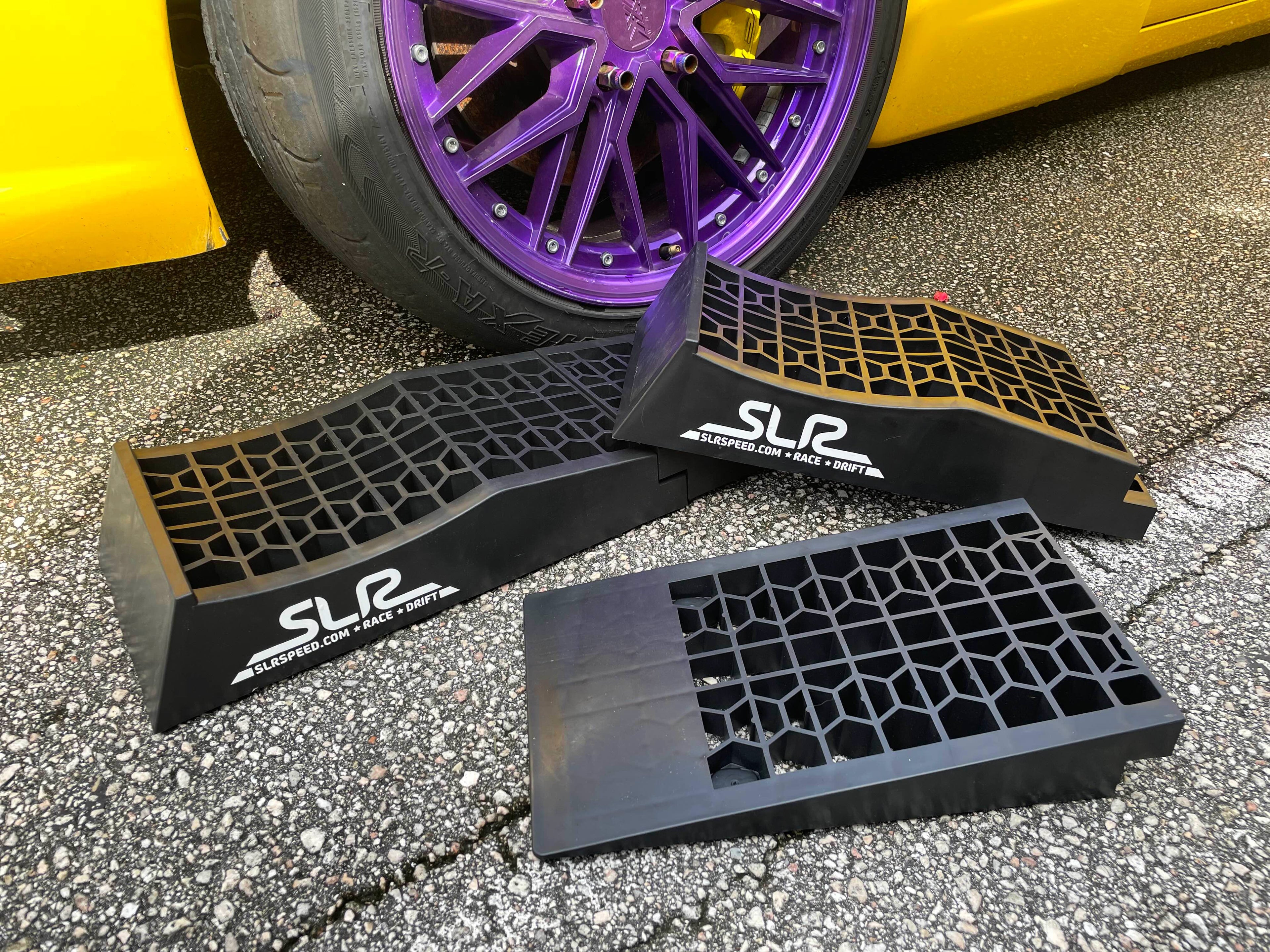 SLR Lowered Car Ramps - Split-Style for Easy Jacking