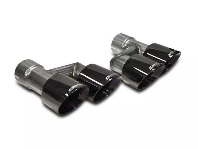 Corsa 2015-2017 Ford Mustang GT 5.0 Black Quad Tips Kit