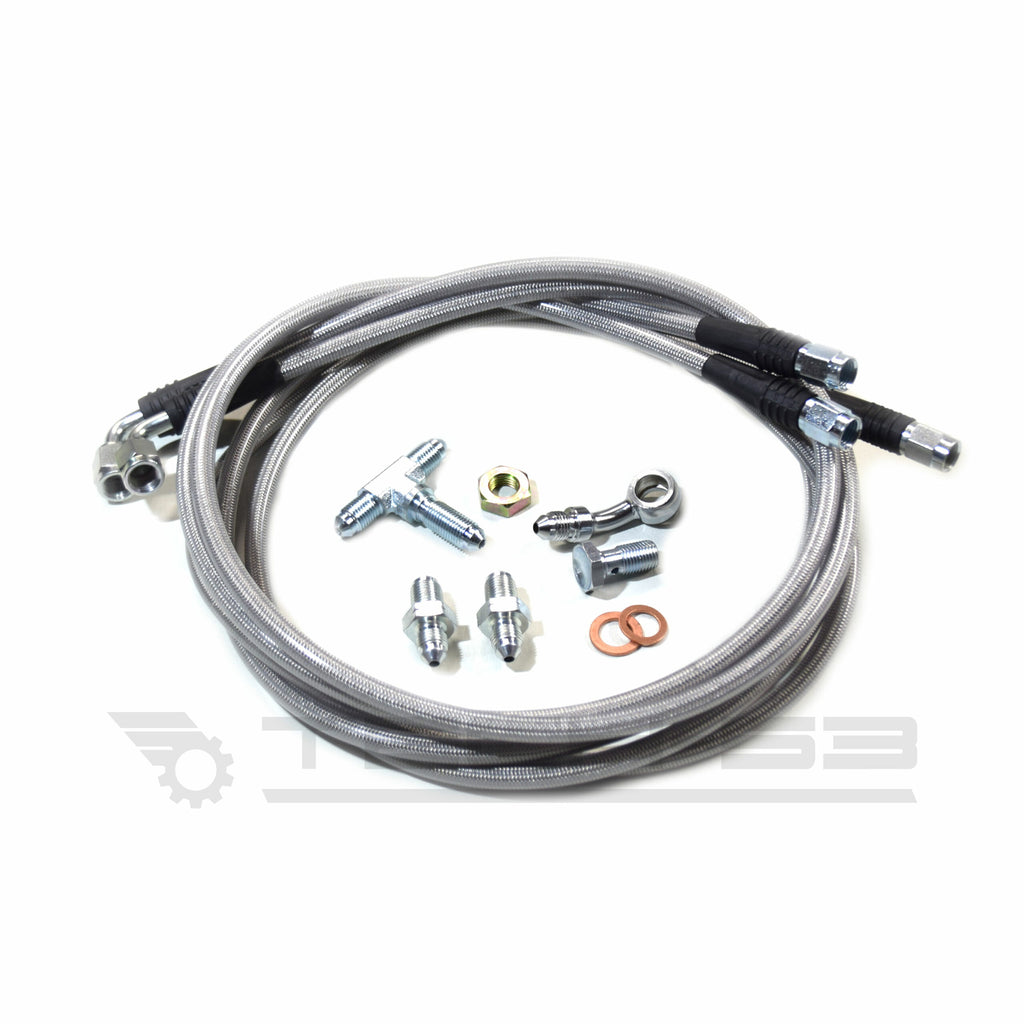 BMW Stand Alone Dual Hydro Stainless Steel Braided Lines DOT Compliant