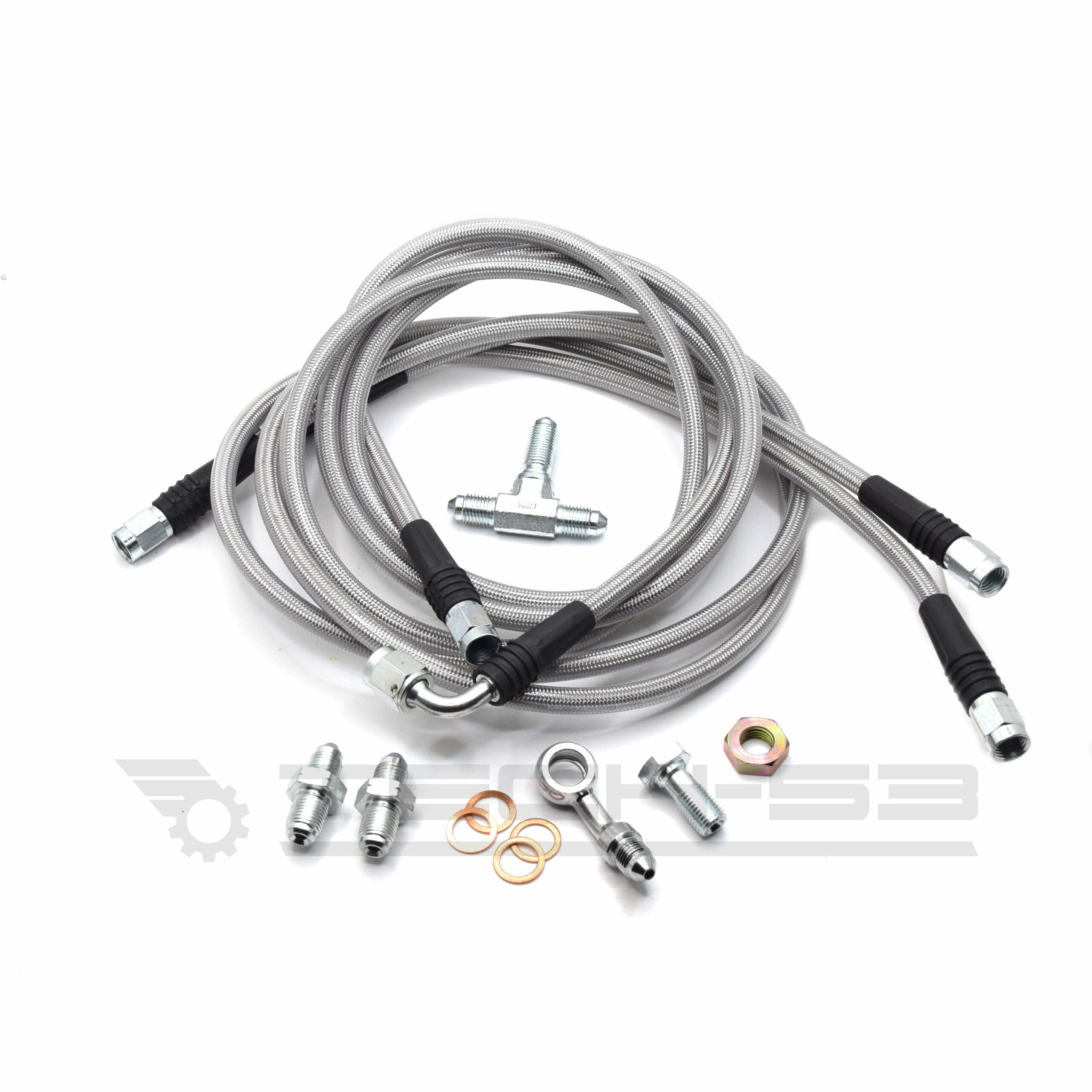 Nissan 350Z / 370Z Stainless Steel Dual Hydro Line Kit