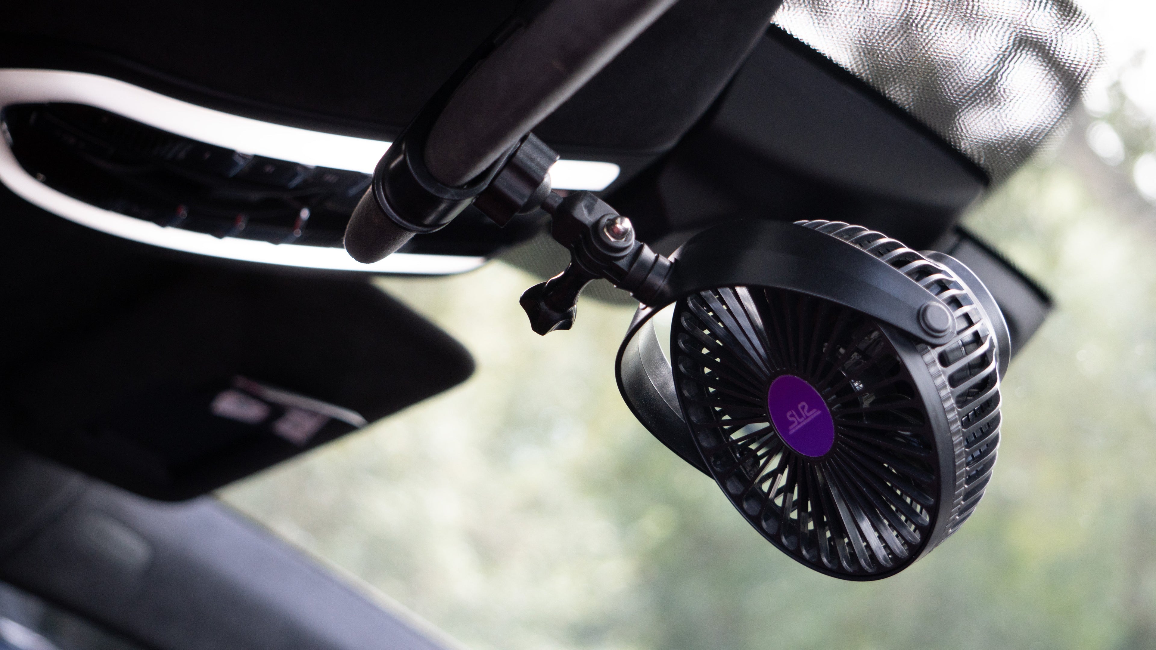 SLR Big Angle Fan - Roll Cage, Visor, or Window Mount