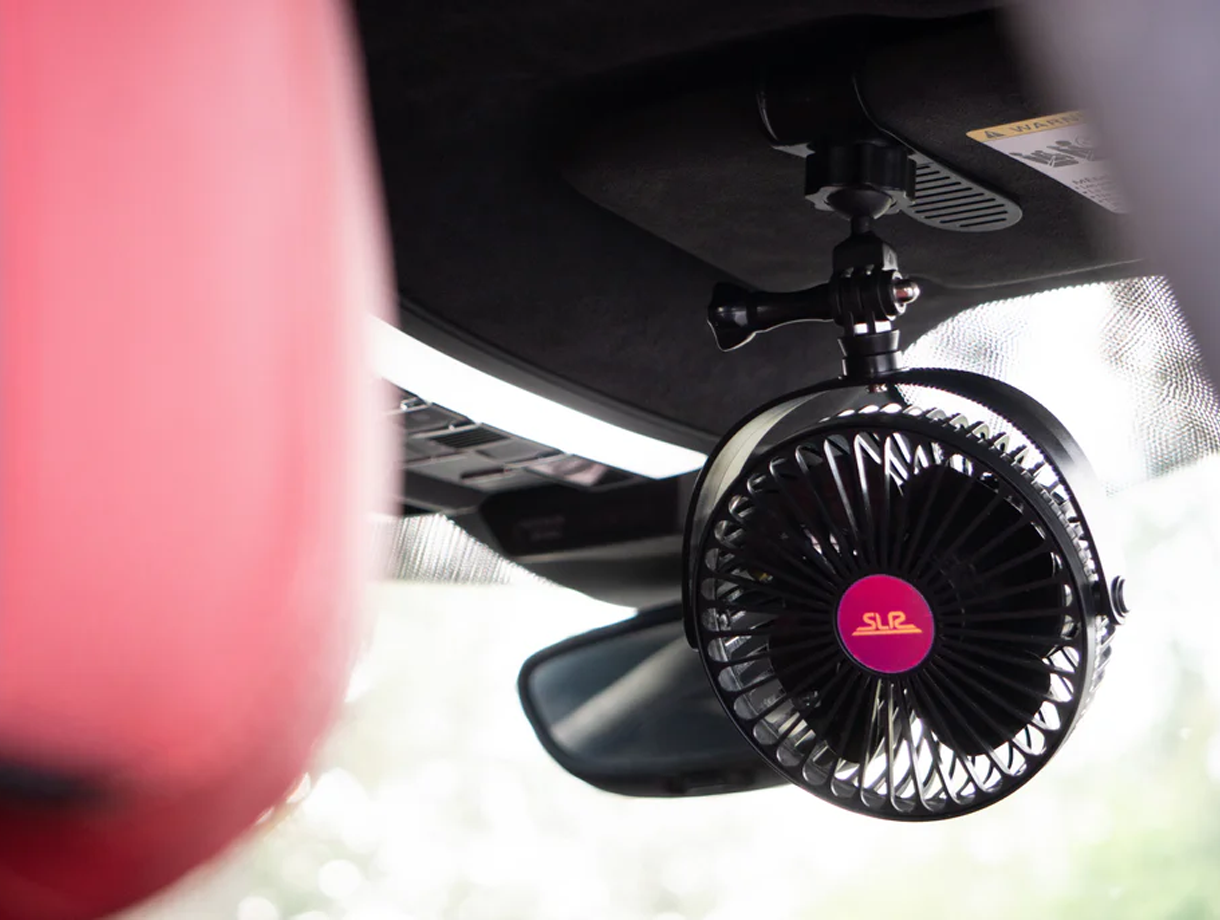 SLR Big Angle Fan - Roll Cage, Visor, or Window Mount